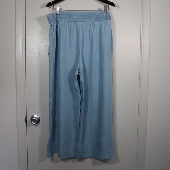 TRIBAL JEANS Chambray Wide Leg Crop Pants XL NWT - Picture 6 of 11